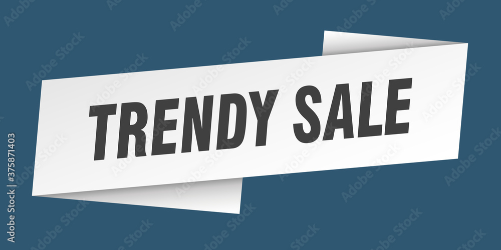 trendy sale banner template. ribbon label sign. sticker trendy sale banner template. ribbon label sign. sticker