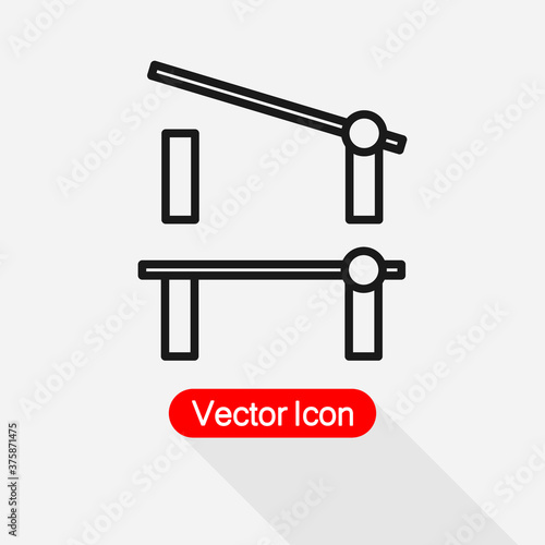 Barrier Icon Vector Illustration Eps10
