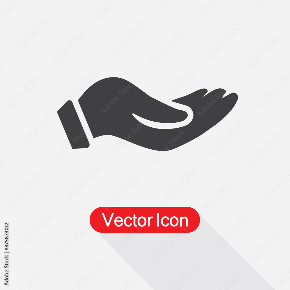 Give Alms Icon Vector Illustration Eps10 Give Alms Icon Vector Illustration Eps10