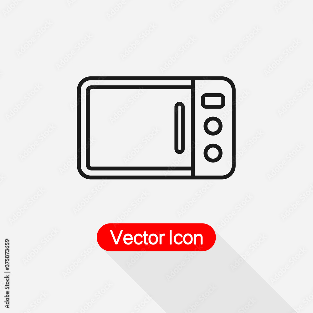 Microwave Oven Icon Vector Illustration Eps10 Microwave Oven Icon Vector Illustration Eps10