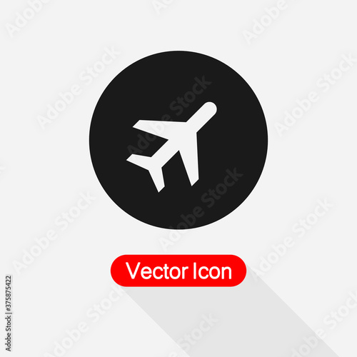 Plane Icon Vector Illustration Eps10