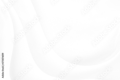 White cloth background abstract with soft waves.