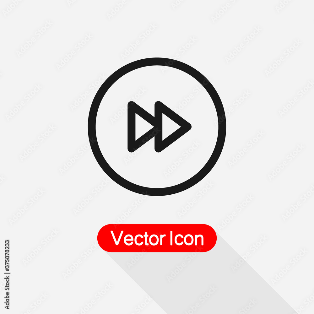 Skip Icon Vector Illustration Eps10
