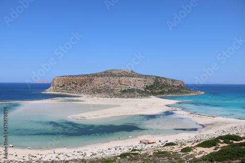 Beautiful Balos beach, Crete, Greece