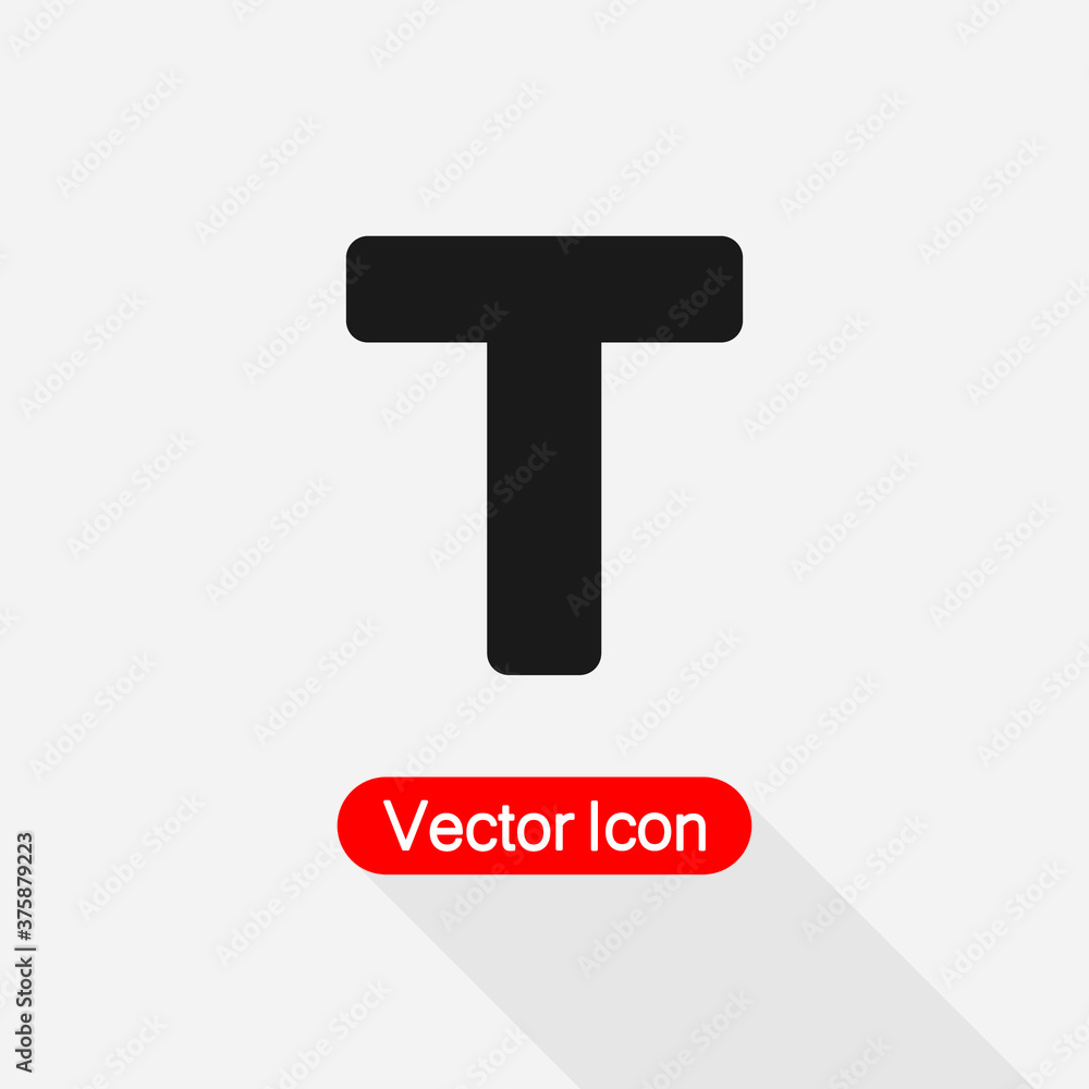 Text Icon Vector Illustration Eps10 Text Icon Vector Illustration Eps10