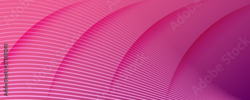 Color Flow Wave. Pink Gradi...