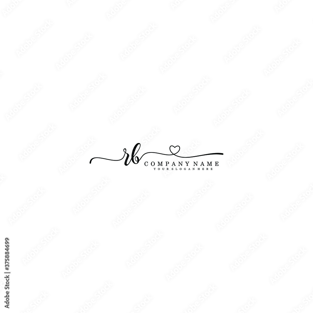 RB Initial handwriting logo template vector
RB Initial handwriting logo template vector