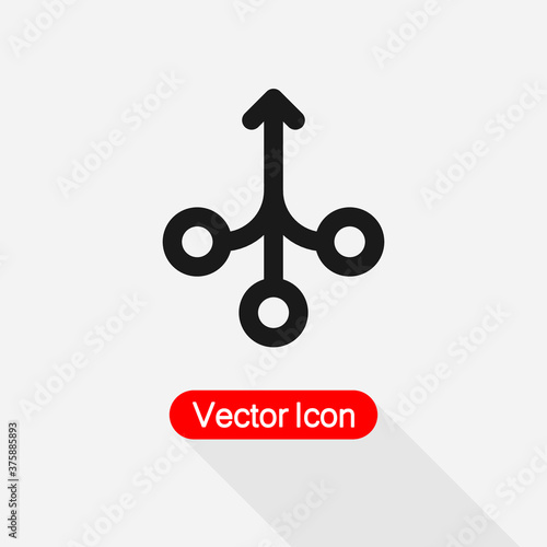 Consolidation Icon Vector Illustration Eps10