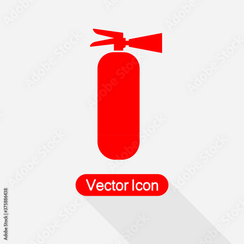 Fire Extinguisher Icon Vector Illustration Eps10