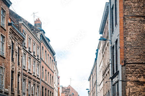 Street view of downtown in Lille, France © ilolab