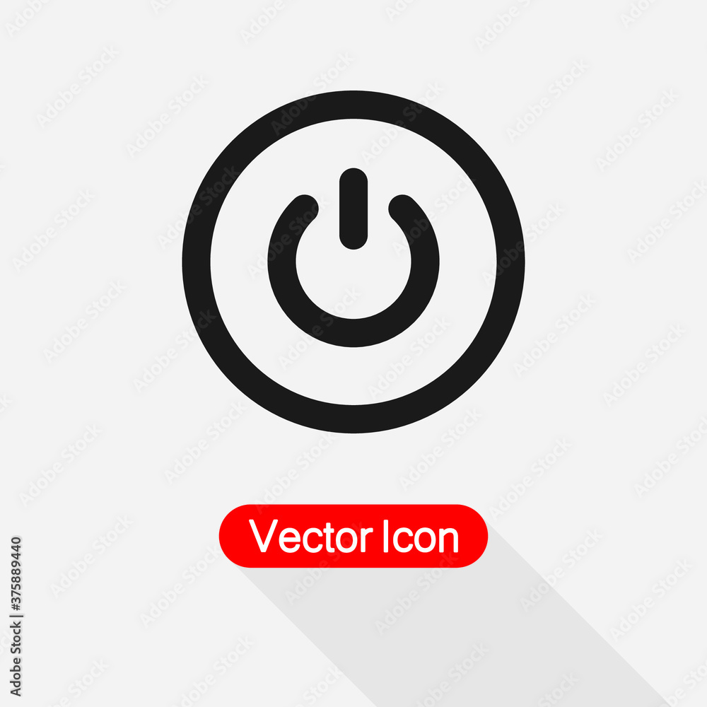 Power Icon Vector Illustration Eps10 Power Icon Vector Illustration Eps10