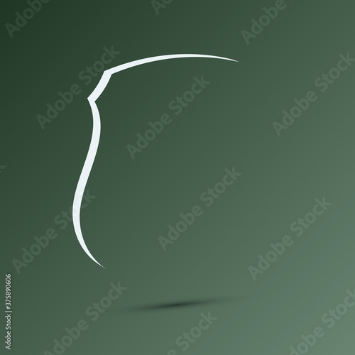 Protect guard shield plain line concept. Outline badge. Safety icon set. Privacy banner kit. Security label. Flat style sticker symbol shape. Safeguard simple sign. linear pictogram