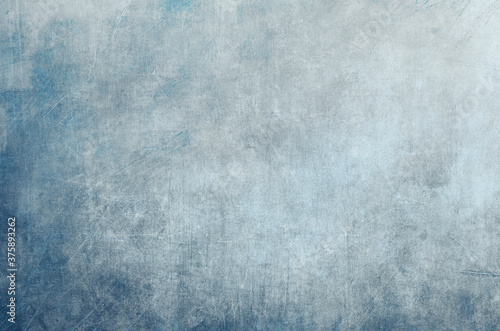 Scraped blue background