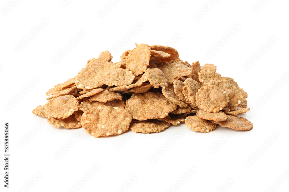 Group of muesli isolated on white background Group of muesli isolated on white background