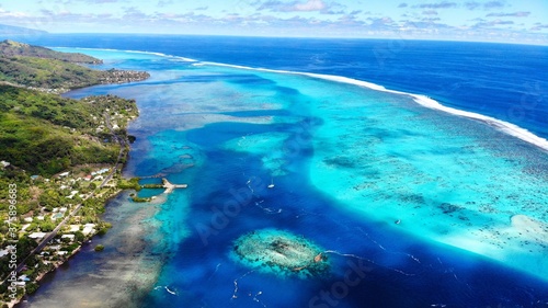 aerial view of island © G. Photography