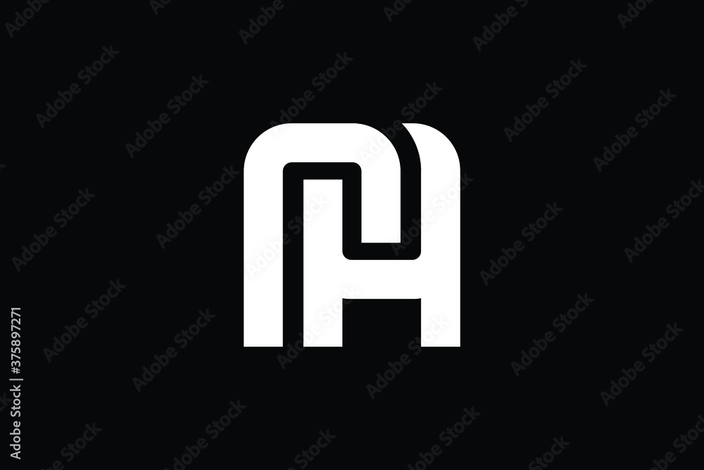 Minimal Innovative Initial MH logo and HM logo. Letter MH HM creative elegant Monogram. Premium Business logo icon. White color on black background Minimal Innovative Initial MH logo and HM logo. Letter MH HM creative elegant Monogram. Premium Business logo icon. White color on black background