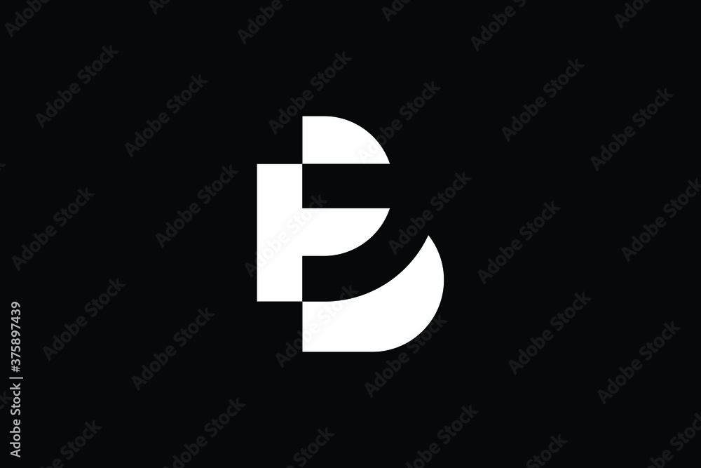 Minimal Innovative Initial BP logo and PB logo. Letter BP PB creative elegant Monogram. Premium Business logo icon. White color on black background Minimal Innovative Initial BP logo and PB logo. Letter BP PB creative elegant Monogram. Premium Business logo icon. White color on black background