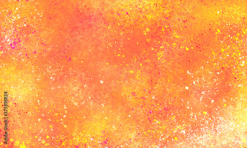 orange bright abstract grunge background  stained  splattered with paint spots  dots  graininess  noise. A traditional messy background with rich  cheerful colors.