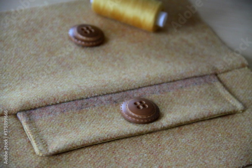Принти на полотні close up of a sawing details