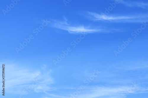 Blue sky and white clouds