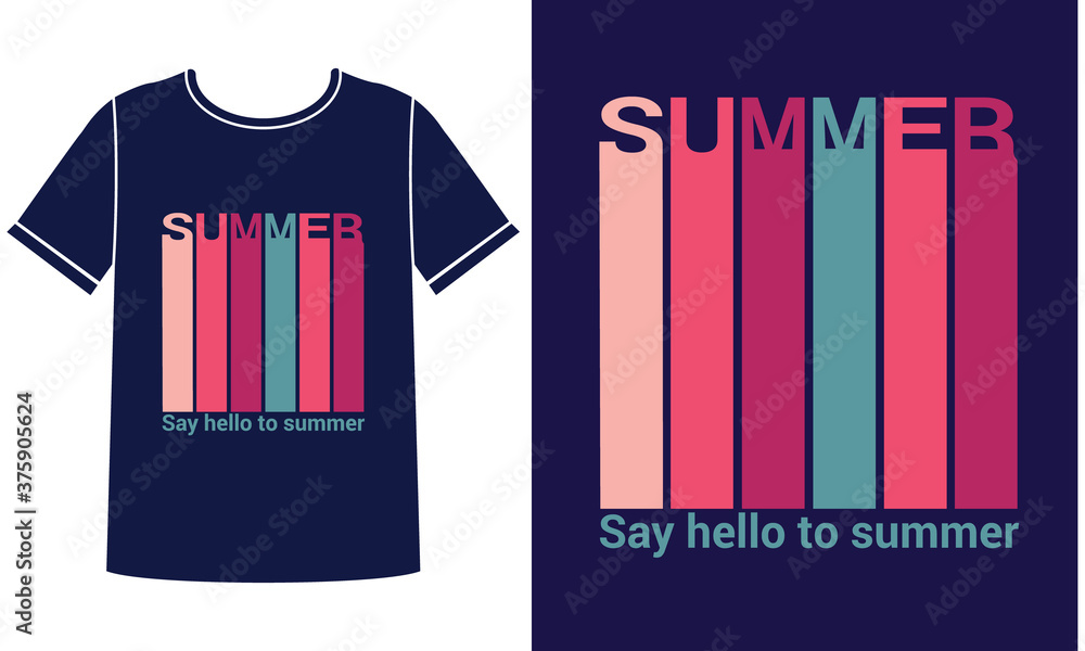  Summer t shirt design template