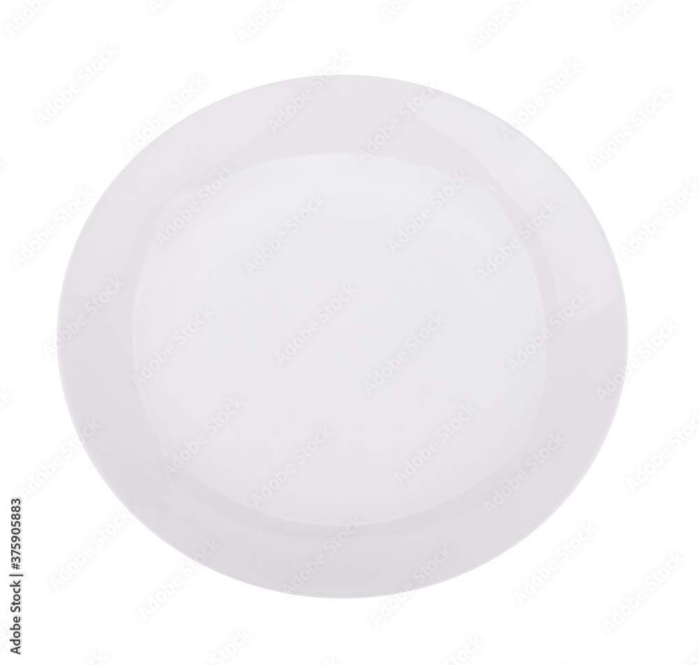 white plate on white background white plate on white background