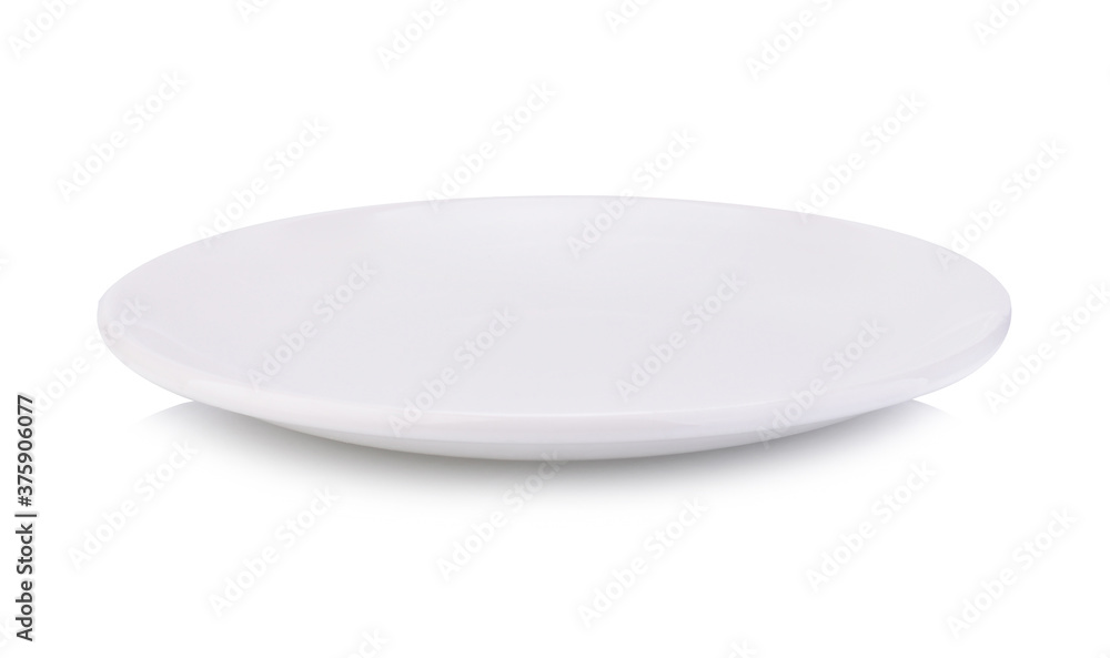 white plate on white background white plate on white background