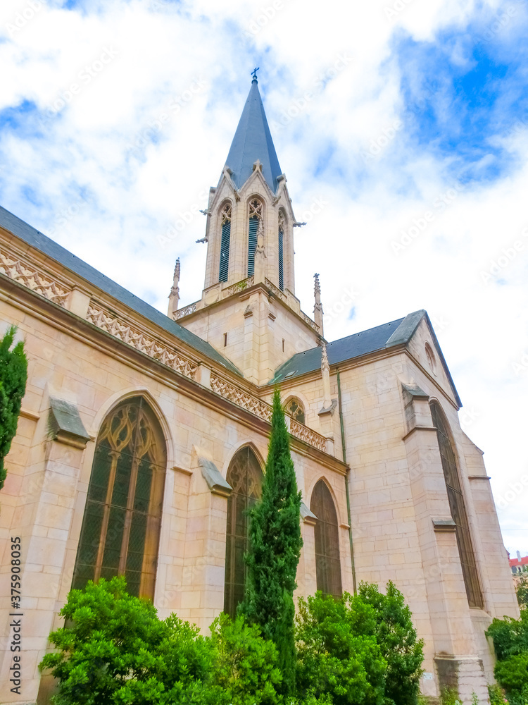 St. Georges Eglise church famous landmark in Lyon city