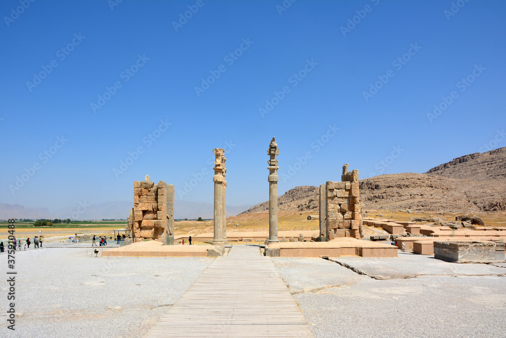 Persepolis, Gate of All Nations, side view from the south
