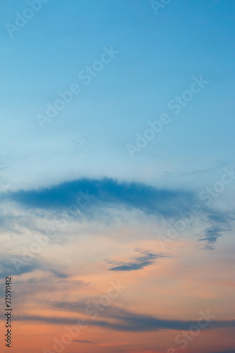 Obraz na płótnie beautiful colorful sky and cloud in twilight time background w salonie