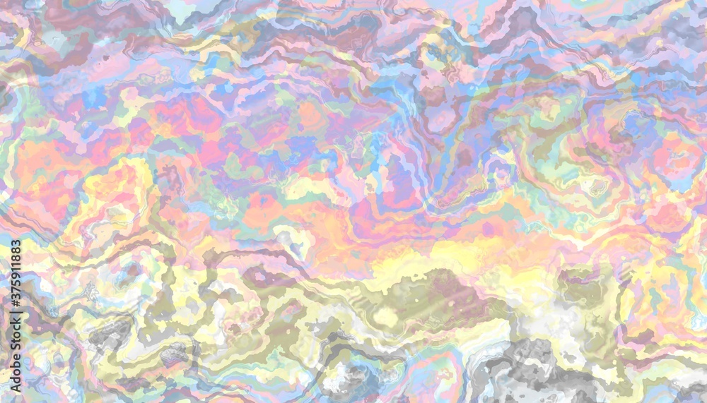 Fototapeta premium Abstract wavy fractal