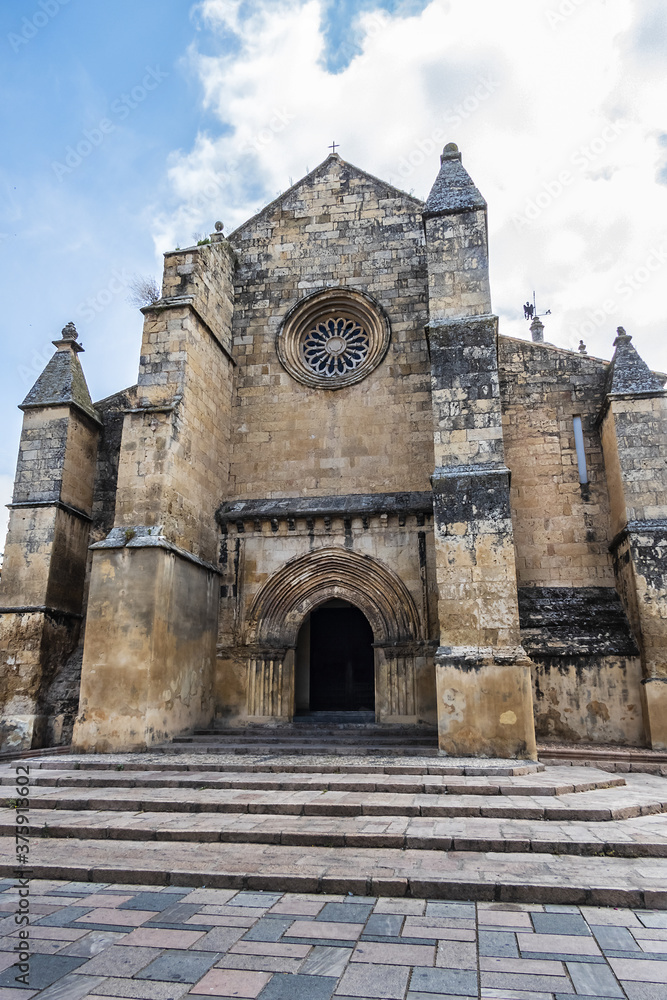 Obraz premium View of Church of Saint Marine of Holy Waters (Iglesia de Santa Marina de Aguas Santas, XIII century). It is one of the so-called