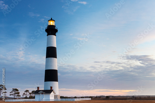 North Carolina's Bodie Island Lighthouse at Sunrise