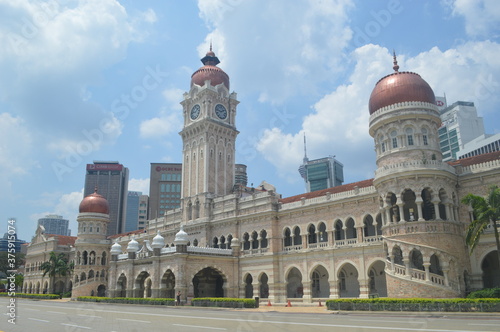 Sultan Abdul Samad Building.  Build during British era Colonial in Malaya.