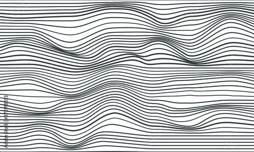 Wave Line Abstract Background Vector Design