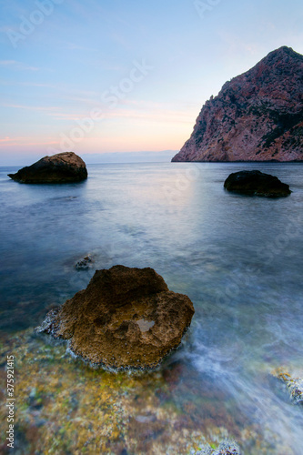 Cala en Basset. Morro de Sa Ratjada.Andratx. Ponent.Mallorca.Illes Balears.España.