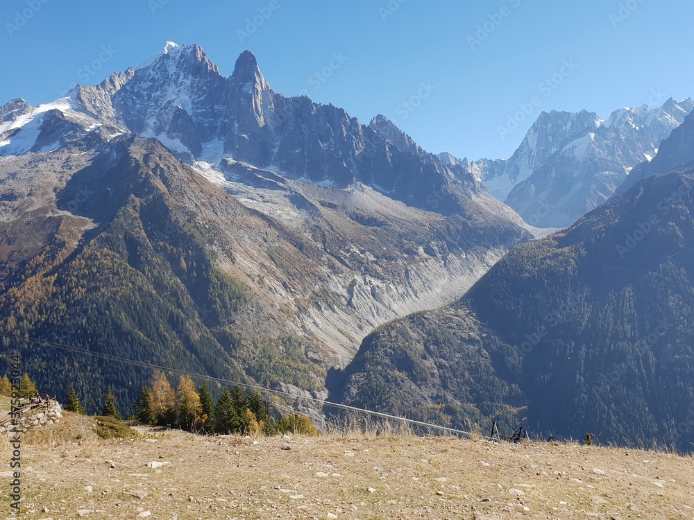 Mont Blanc sunny views