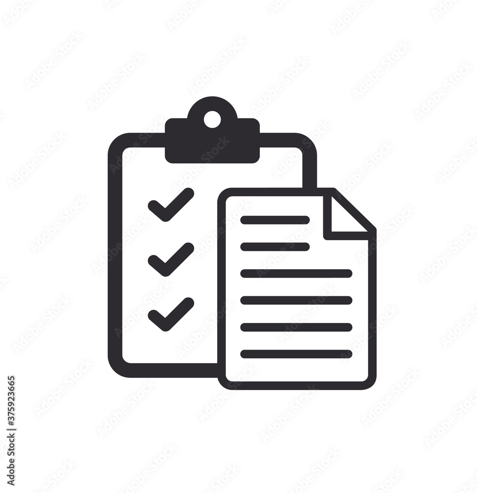 Tasks. Vector icon. Clipboard - vector icon. Clipboard icon. Task done. Signed approved document icon. Project completed. Check Mark sign. Worksheet sign. Vector illustration. Office documents. Tasks. Vector icon. Clipboard - vector icon. Clipboard icon. Task done. Signed approved document icon. Project completed. Check Mark sign. Worksheet sign. Vector illustration. Office documents.