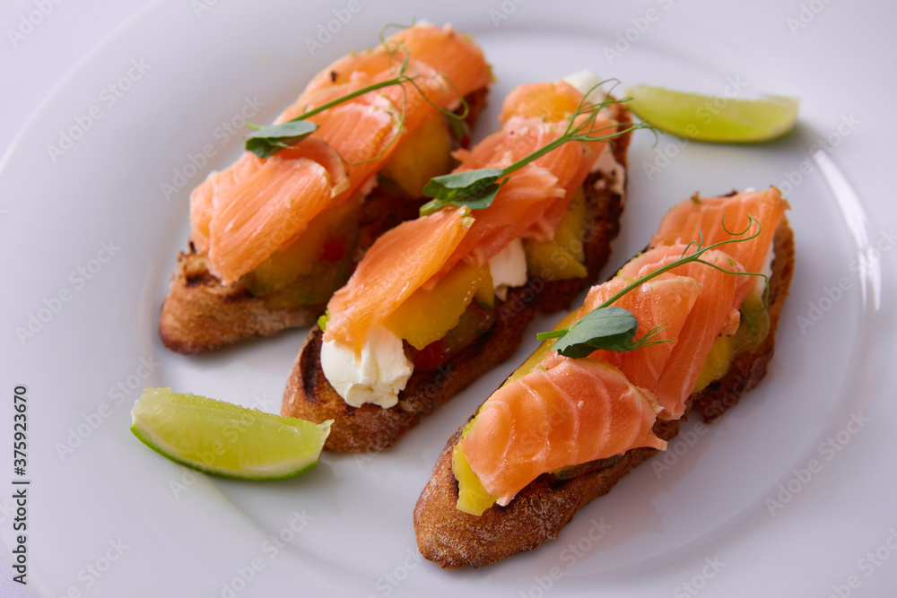 Delicious homemade smoked salmon gluten free canape Delicious homemade smoked salmon gluten free canape