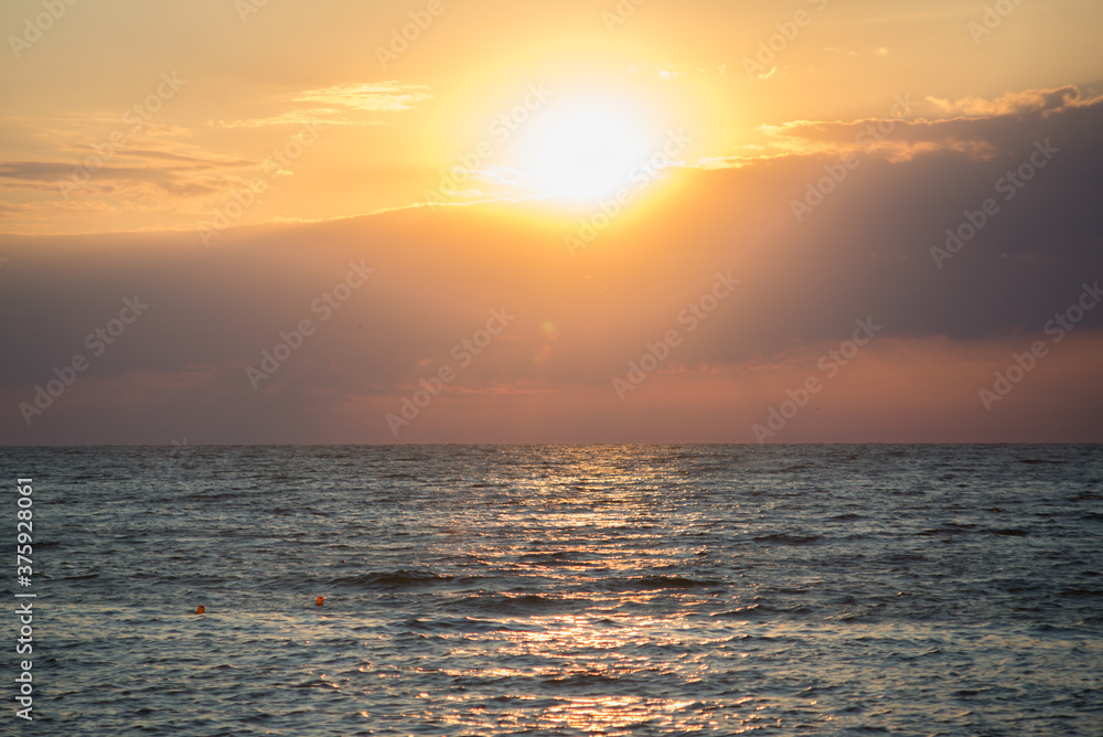 sunset in the sea sunset in the sea
