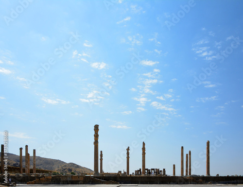 Persepolis, Hall of 100 columns, partial view.