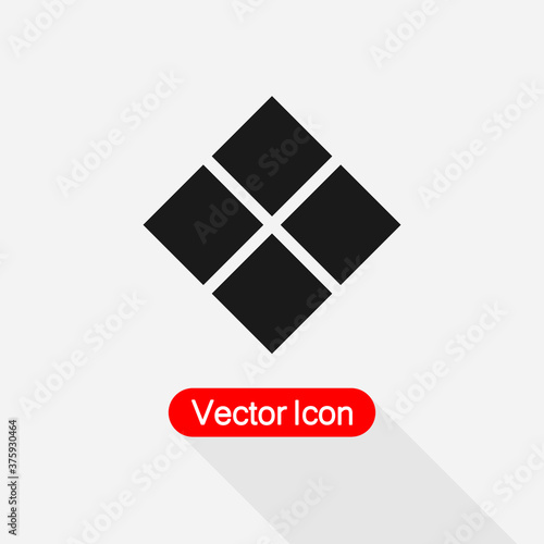 Ceramic Tile Icon Vector Illustration Eps10