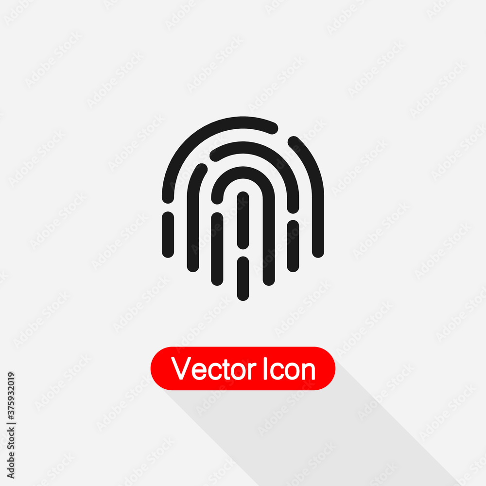 Fingerprint Icon Vector Illustration Eps10 Fingerprint Icon Vector Illustration Eps10