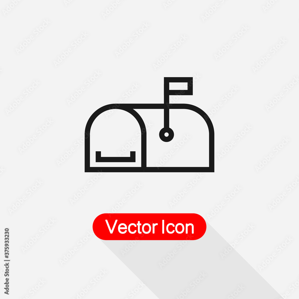 Mailbox Icon Vector Illustration Eps10 Mailbox Icon Vector Illustration Eps10