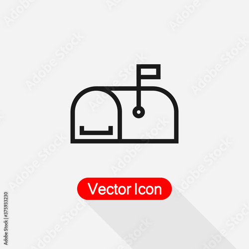 Mailbox Icon Vector Illustration Eps10