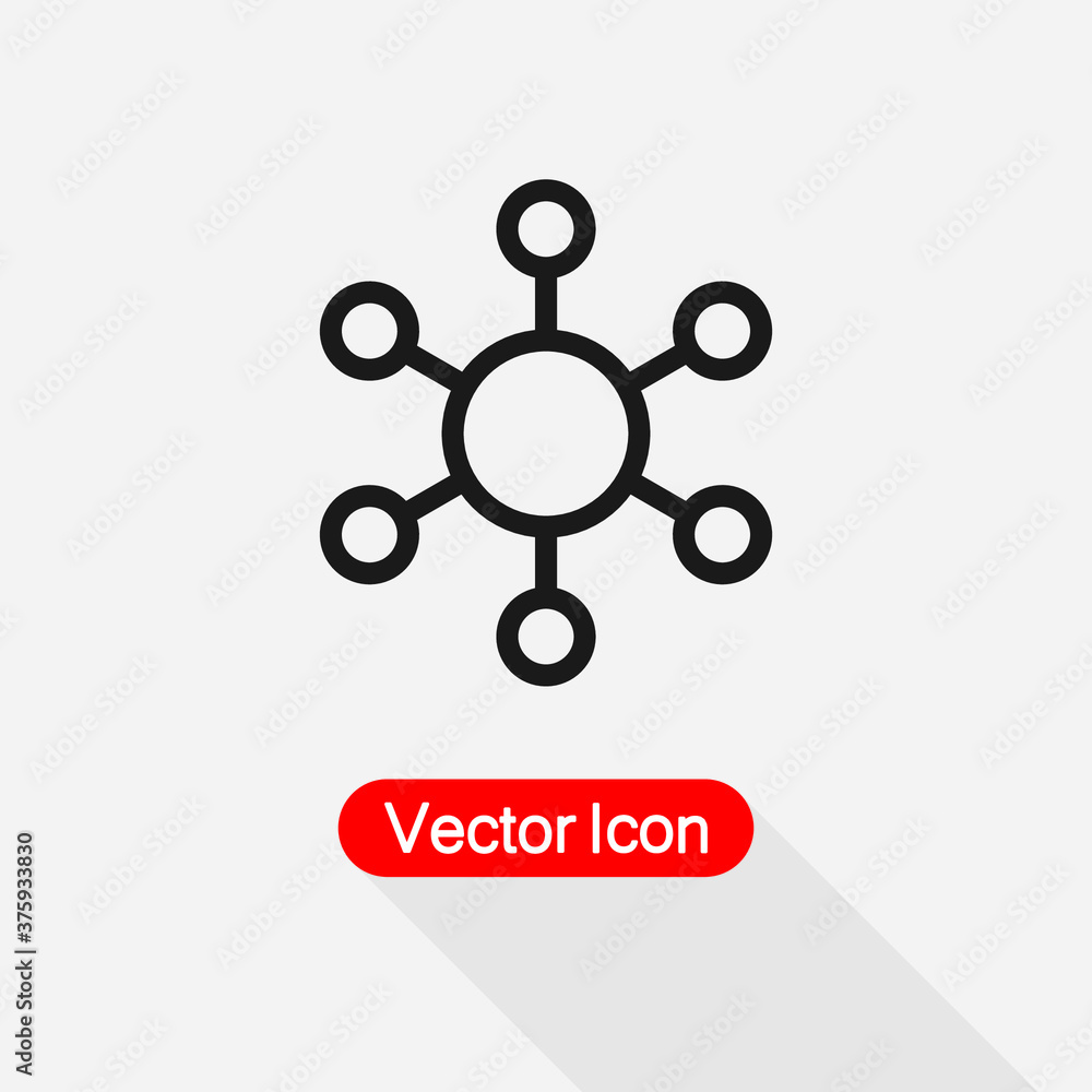 Networking Vector Icon vector illustration Eps10