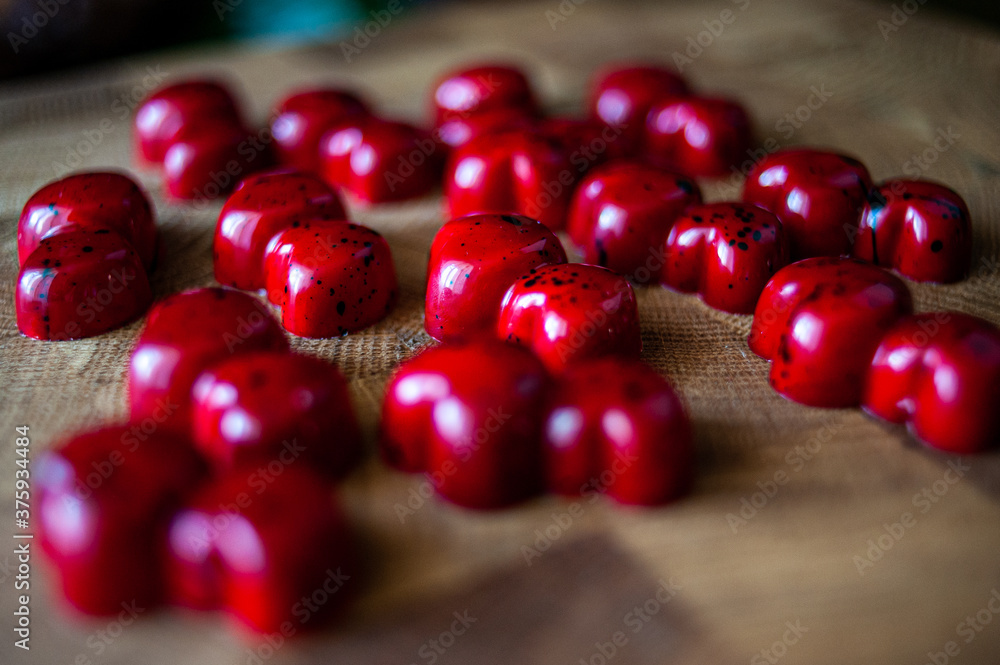 Handmade candy sweets. Sweet wedding table Handmade candy sweets. Sweet wedding table