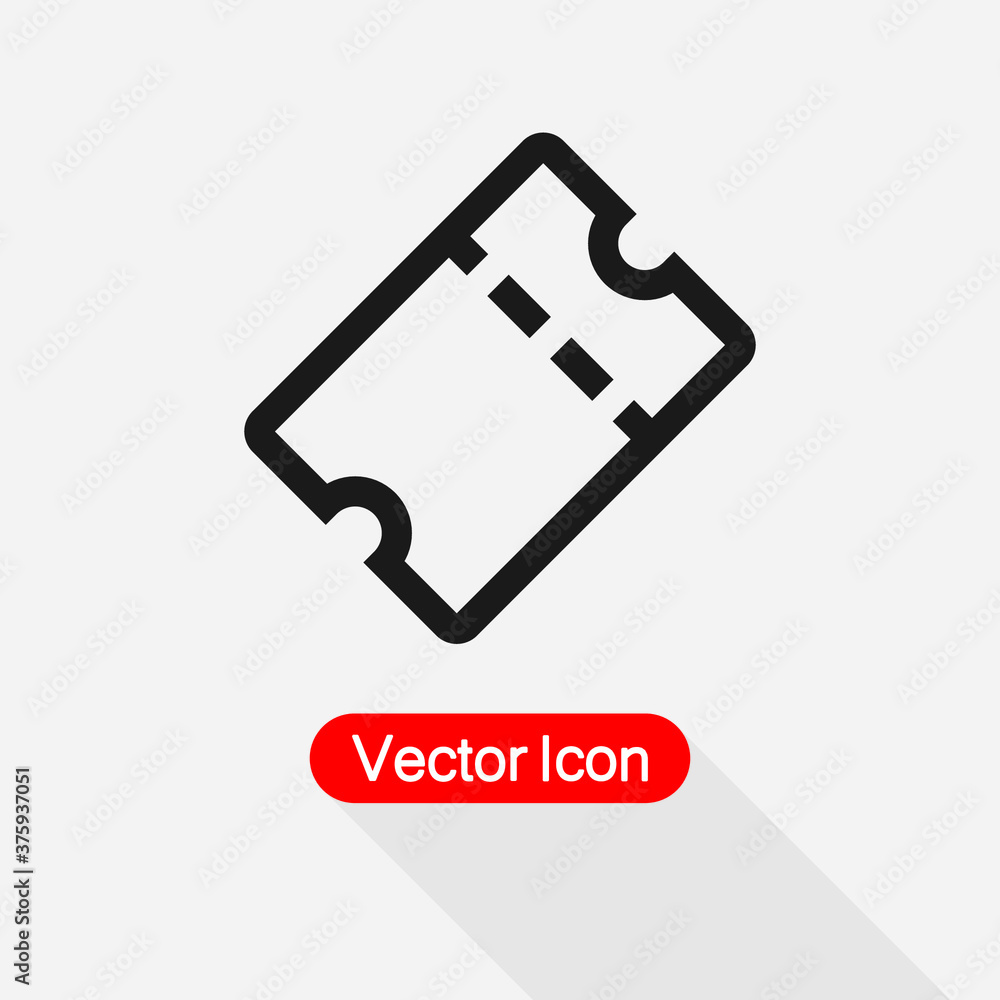 Ticket Icon Vector Illustration Eps10 Ticket Icon Vector Illustration Eps10