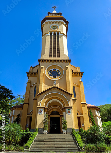 Nossa Senhora do Carmos Cathedral, a sunny day located in the city of Santo André - São Paulo - Brazil photo