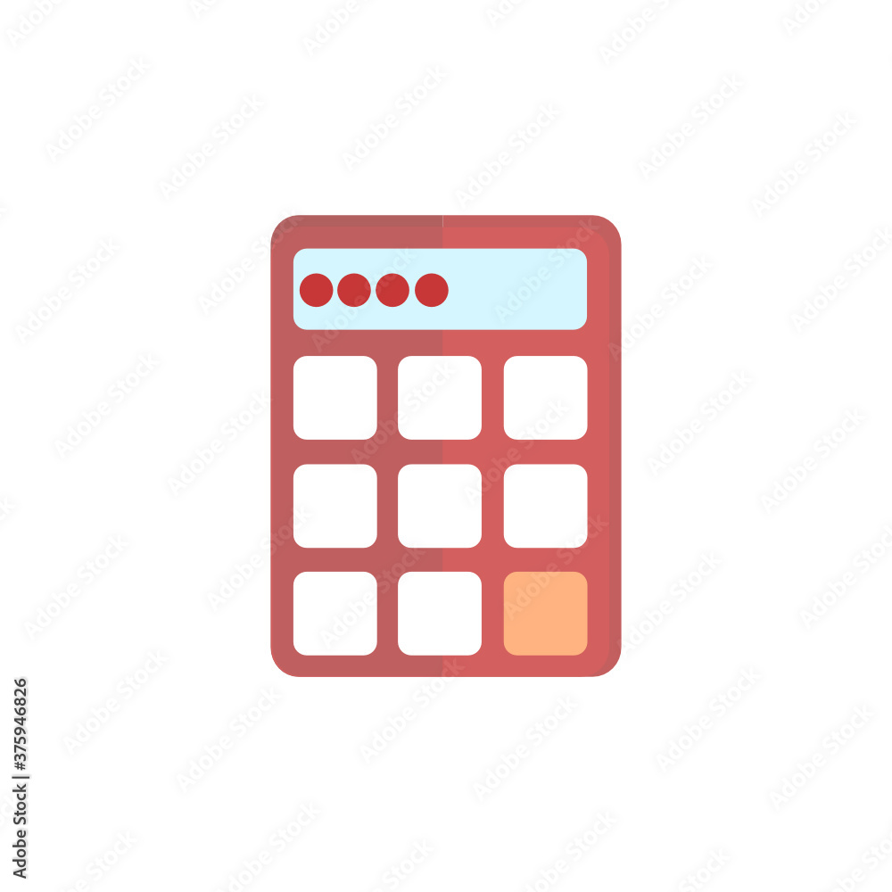 3D Calculator, calc isometric flat icon. Pictogram isolated on white background. Vector illustration. 3D Calculator, calc isometric flat icon. Pictogram isolated on white background. Vector illustration.